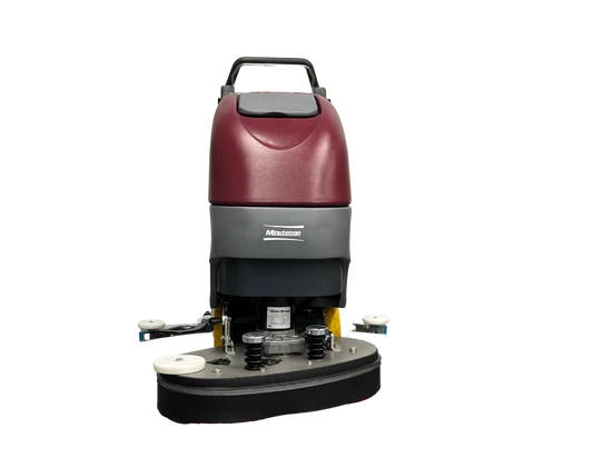E26 ECO Battery Operated Scrubber - Traction Drive w/ Onboard charger  w/ Pad Drivers w/ 155ah Lead Acid Batteries