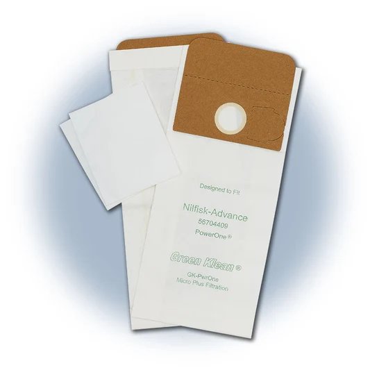 Replacement Vacuum Bags - Advance Power One 12 & 15 - 10/10 Packs (includes 2 filters / pack)