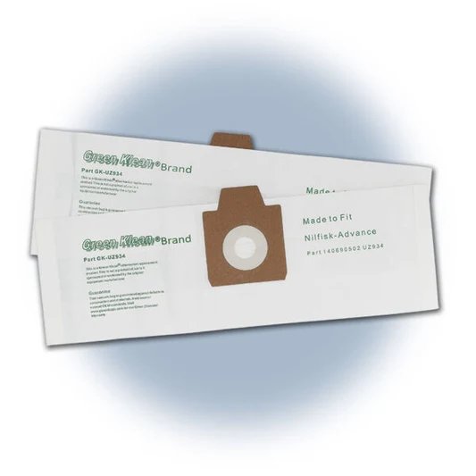 Replacement Vacuum Bags - Advance UZ934 & UZ932 - 10 packs of 10 bags/case (100)